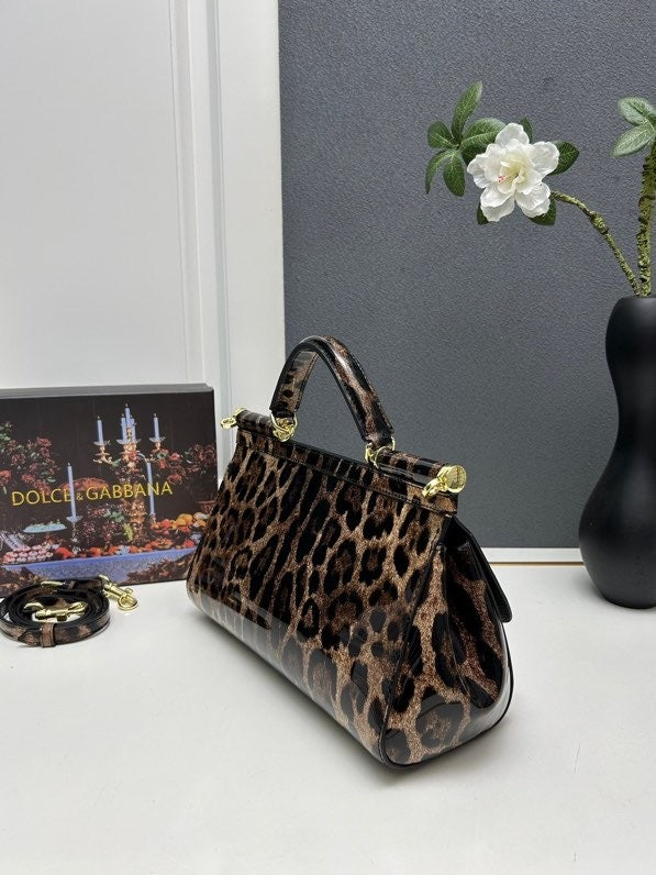 Dolce & Gabbana Devotion Bag - Leopard Print