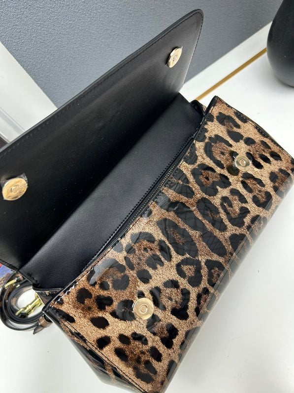 Dolce & Gabbana Devotion Bag - Leopard Print