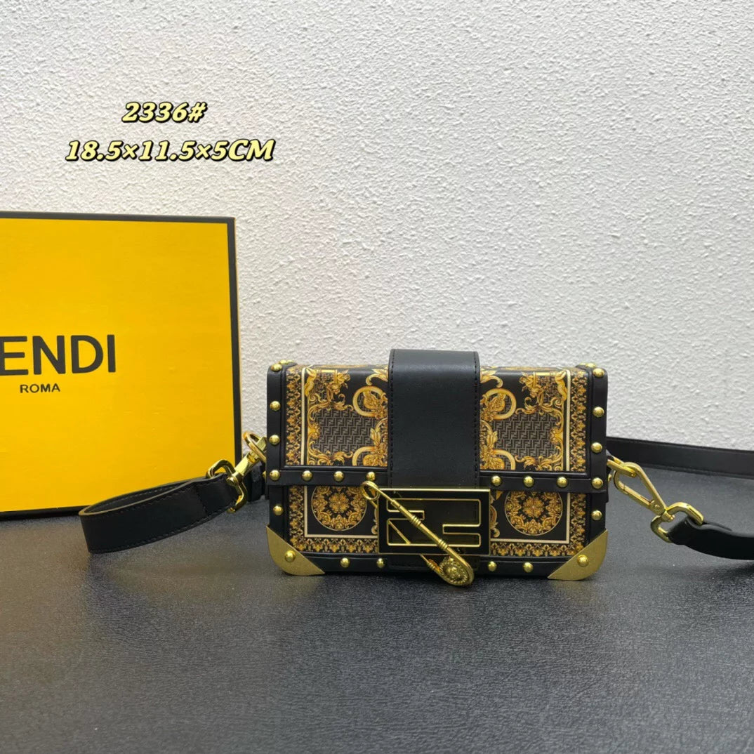 Fendi x Versace Baguette Trunk Mini Bag