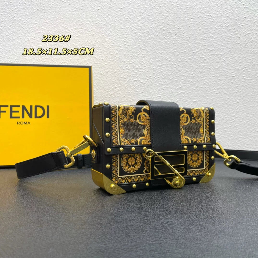 Fendi x Versace Baguette Trunk Mini Bag