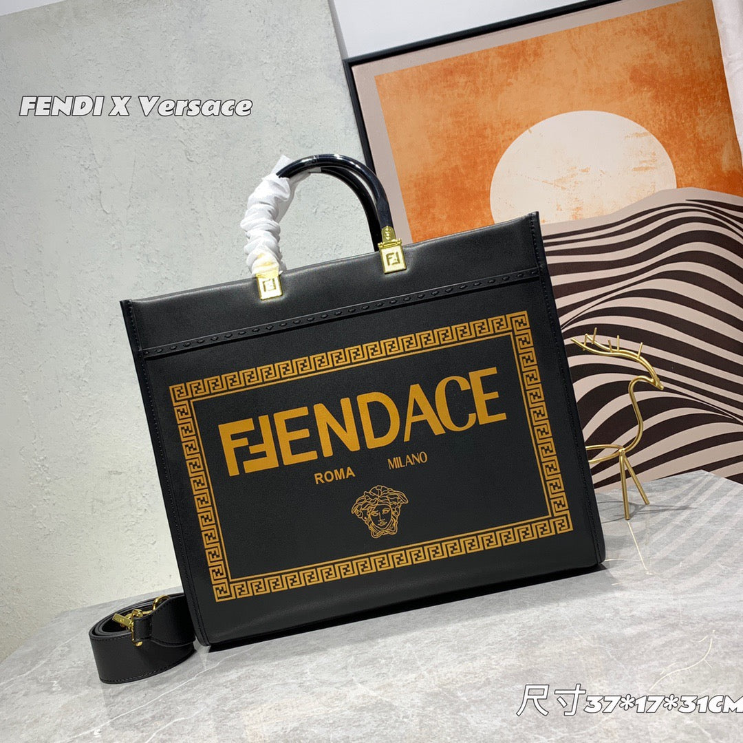 Fendi x Versace "Fendace" Tote Bag